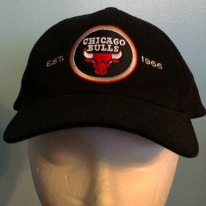 Bulls Basketball Team Baseball Hat with Dodge ad